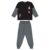 Conjunto Menino Camiseta Meia Malha e Calça Moletom Bee Loop