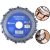 Disco Corte Desbaste Madeira Corrente Motosserra Para Esmerilhadeira Lixadeira 115mm Bramix