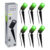 Kit 6 Luminarias Led Jardim Espeto Effect Round 10w Verde Bivolt Ip65 Preto Cod: 159025378-6 Deluxe By Avant