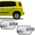 Par de Adesivos Fiat Uno Vivace Emblema Lateral Resinado
