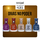 Esmalte Risqué Diamond Gel Divas No Poder