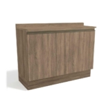 Balcão de Cozinha Maxxi G745 2 Portas c/Tampo 120cm Nogal/Nogal – Kappesberg