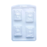 Forma de Acetato Coelhos 3 Partes – Ref. FP229 – 1 unidade – Crystal Forming – Rizzo