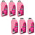 Kit 6L Aditivo Radiador Orgânico Rosa Honda Civic City FIt