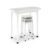 Conjunto de Mesa de Cozinha Dobrável com 4 Lugares Asti Branco