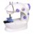 Mini Máquina De Costura Reta Portátil Com Pedal 110v/ 220v Cor Branco 110V/220V