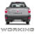 Faixa Tampa Traseira Fiat Strada Working Adesivo Preto