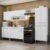 Armário de Cozinha Completa 293cm Branco Emilly Madesa 01