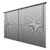 Persiana de PVC Horizontal 180x160cm – Preto