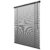 Persiana de PVC Horizontal 50x60cm – Cinza