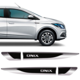 Emblema Resinado Aplique Lateral Onix Decorativo Par