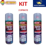 Kit com 3 Spray Primer Universal Colorgin 300ml Ótimo Poder de Enchimento – Uso Automotivo