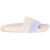 Chinelo Brizza Arezzo Slide Knit Bicolor Off White e Azul – Feminino