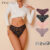 FINETOO Calcinha De Renda Para Mulheres Soft Lingerie Respirável Estampada Cinto Cuecas De Cor Sólida