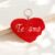 Chaveiro Almofada De Coração – Te Amo – 7×5,5cm – 1 unidade – Rizzo