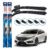 Par de Palhetas Limpador Parabrisa Multiclip Original Bosch Honda Civic 2017 A 2022