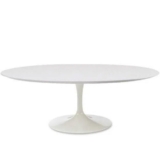Mesa Saarinen Oval 160×90 cm Laca Branca Yescasa Branco