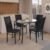 Mesa de Jantar 4 Lugares Lion Tokio com Vidro Preto – Art Panta