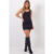Vestido Midi Decote u Planet Girls Preto