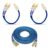 Kit 1 Cabo Rca 5 M + 2 Y Dupla Blindagem Cobre Techone