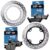 Discos de Freio Cb 300r Abs 2009-2015 + Pastilha Vaz