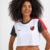 Camisa Cropped Flamengo Torcedor Feminina Oficial