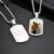 Colar Com Imagem Personalizada Vnox , Foto Para Homens E Mulheres , Pingente De Zircônia Banhado A Ouro 18K , Presente D