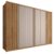 Guarda-Roupa Casal Sevilha 6 PT 6 GV Buriti e Fendi