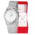 Relógio Feminino Champion Texturizado Mini Prata CF24091Q + Colar e Brincos