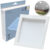 Painel Led Recuado 12w Quadrado 2700k Comfort Branco Quente 17cm 110V/220V Bivolt Branco Fosco Cód: 908050375 – Deluxe