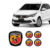 Kit 5 Adesivos Emblemas Abarth Fiat Argo 2017 Ate 2020