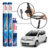 Kit 3 Palhetas Dianteiras Aerofit + Traseira REAR Original Bosch Nissan Livina 2009 A 2014