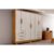 Guarda Roupa Solteiro 6 Portas e 6 Gavetas c/Pés Encant/Berlim Freijo Cumaru c/ Fendi – Novo Horizonte