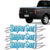 Kit 3 Adesivos Super Surf Saveiro Parati Gol 2003/2008 Azul