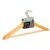 Cabide de Madeira 44,5cm My Closet Ordene 3 Unidades