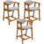 Kit 03 Banquetas Baixa Para Cozinha Sala Jantar Bancada Cecília L02 Bouclê Cinza – Lyam Decor