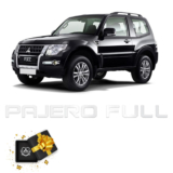 Adesivo Resinado Cromado Pajero Full Capa de Estepe Rigida