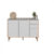 Balcão de Pia 3 Portas 2 Gavetas 120cm sem Pia 100 MDF Diva MGM Móveis