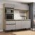 Cozinha Compacta Vitoria New 6 Portas 1 Gaveta Dourado/Fumê – Jcarvalho