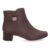 Bota Usaflex Feminina Couro Salto Bloco Enfeite