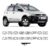 Kit Faixas Crossfox 2006 07 Adesivo Lateral Preto Volkswagen