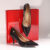 Scarpin Vizzano Verniz Premium Salto Médio Fino Preto – Feminino