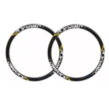 Kit 2 Aros 24 36 Furos Freio Disco bicicleta bike Downhill DH Freeride  manobra Vmaxx Vzan Cor Preto