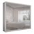 Guarda-Roupa Casal Veneza Gold 3 PT 4 GV Branco