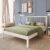 Cama de Casal de Madeira Maciça para Colchão 138x188cm Multimóveis CR35276