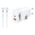 Carregador Imenso Original 20w Turbo IMS-257C C 2 Saídas Type-c/usb-a C/ Cabo Type-c