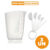 Kit Copo Medidor 500ml e Colheres Medidoras Casar Sanremo