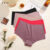 FINETOO Calcinha De Cintura Alta Em V Para Mulheres , Roupa Íntima Sem Costura De Seda Gelada , Lingerie Macia E Confort