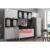 Cozinha Completa Mirage New Aço 3 Peças (2Aéreos+1Paneleiro) CZ32 Branco/Preto – Telasul