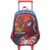 Mochila Infantil Escolar Spiderman C/ Rodas 18l Homem Aranha